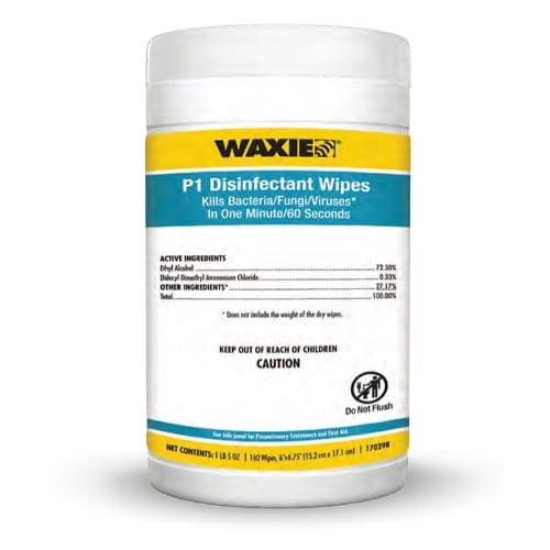 WAXIE P1 Disinfectant Wipes